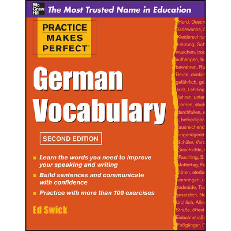 预订 Practice Makes Perfect German Vocabulary