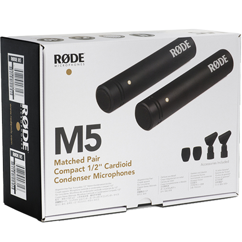 RODE罗德 M5-MP Pair小振膜人声乐器电容话筒
