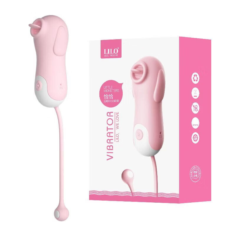 来乐恰恰萌趣跳蛋多频舌舔震动女用按摩器 来乐恰恰舌舔震动跳蛋-樱花粉
