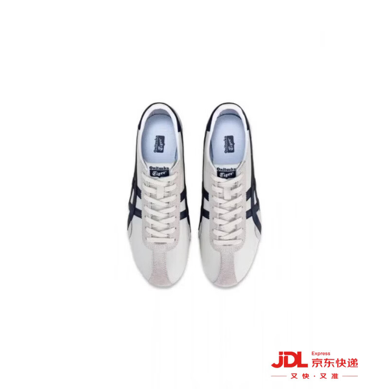 Onitsuka Tiger鬼塚虎男女款中性鞋子复古舒适运动休闲鞋男RUNSPARK 米色/蓝色-250 42.5