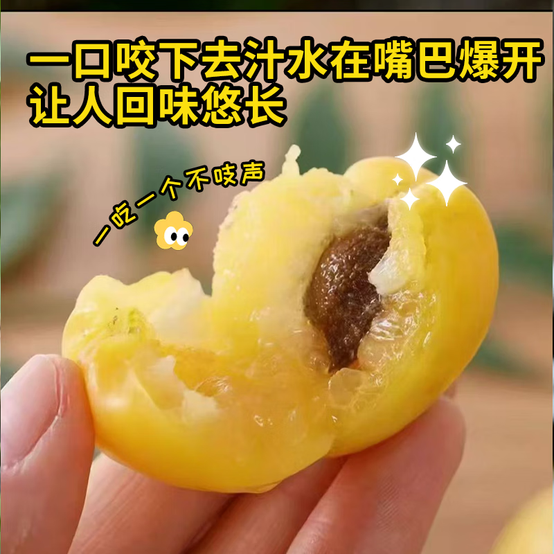 新疆小白杏轮台新鲜水果库车白杏子甜杏特产当季整箱胜小红杏 轮台小白杏3.5斤