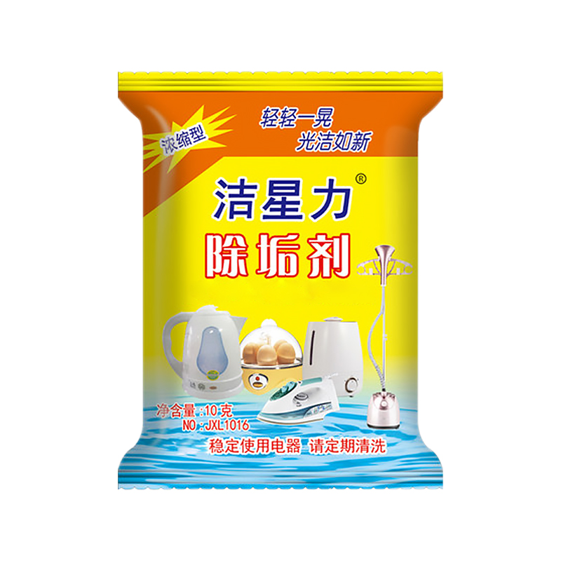 洁星力 jxl1016 除垢剂 电水壶饮水机浓缩水垢清洁剂 10g/袋(10袋装)