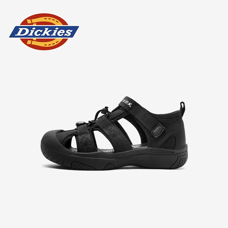 Dickies儿童凉鞋男童沙滩鞋2026新款童鞋夏季防滑女童涉水溯溪鞋 黑色 26 (鞋内长169mm)