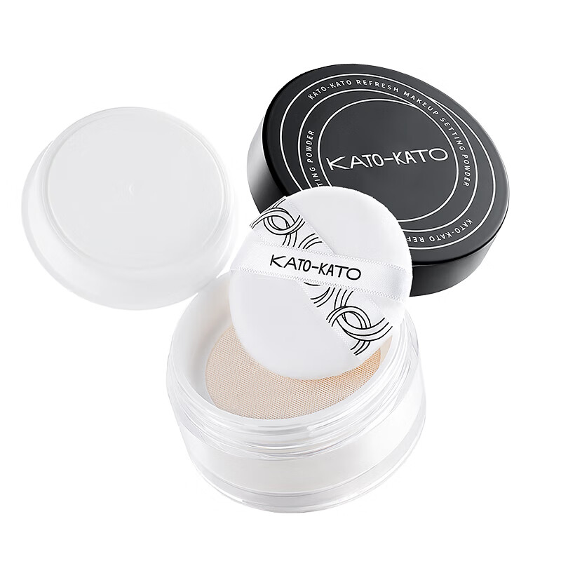 kato-kato散粉定妆控油持久遮瑕不易脱妆轻薄干皮油皮散粉01裸色的20g