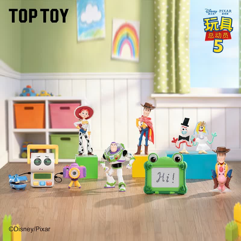 TOP TOY玩具总动员5永远的伙伴系列盲盒手办儿童生日礼物  端盒