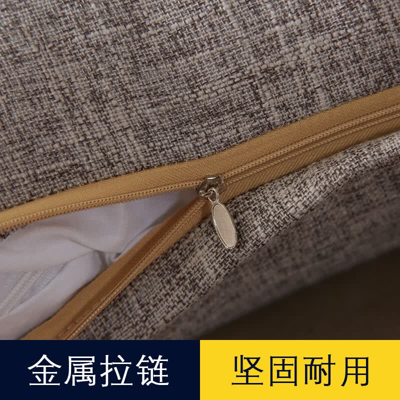 溥畔纯色加厚腰枕沙发抱枕靠垫客厅大号607080长方形靠枕床头靠背定做 加厚面料魅力紫 含枕芯 含枕芯