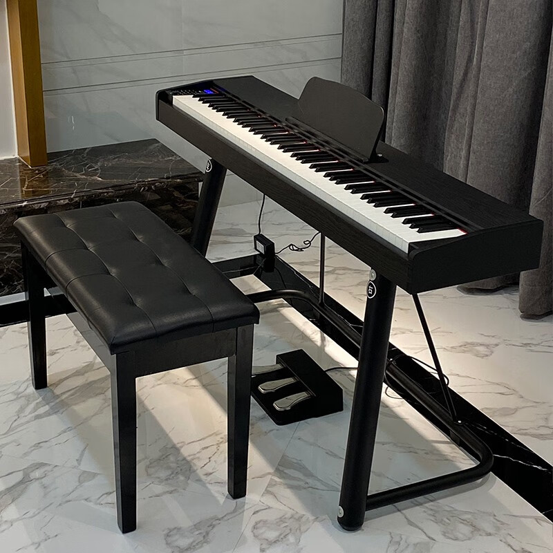 黑色 力度-单踏 u琴架8查看详情好评率:98%特伦斯(terence)电钢琴88键