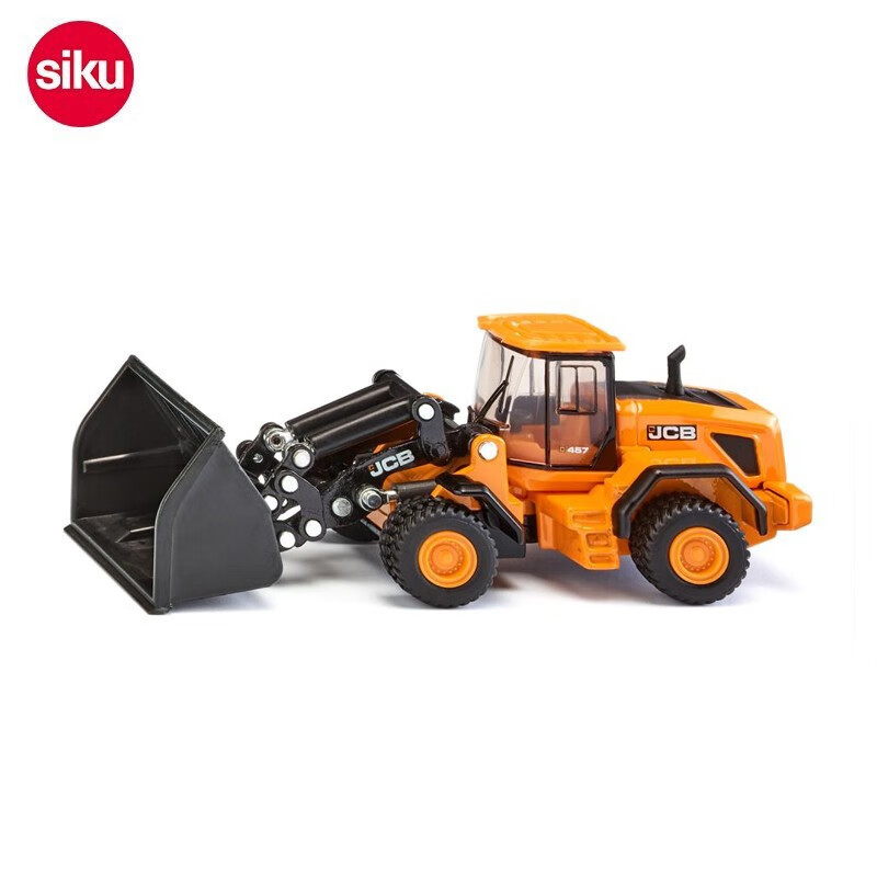 siku工程车儿童玩具仿真模型合金车 3岁+男生日礼物盒 JCB457WLS轮式装载机1789