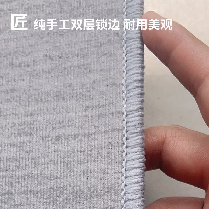布迪思地毯客厅卧室现代轻奢风沙发茶几垫满铺加厚可定制大面积床边毯 云纱 140*200CM