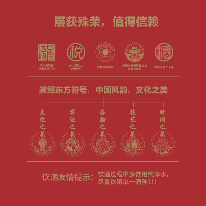 国之(GUOZHI)国之头曲/特曲 浓香型白酒 纯粮酒 国标优级 自饮送礼 52度 500mL 6瓶 头曲 整箱装