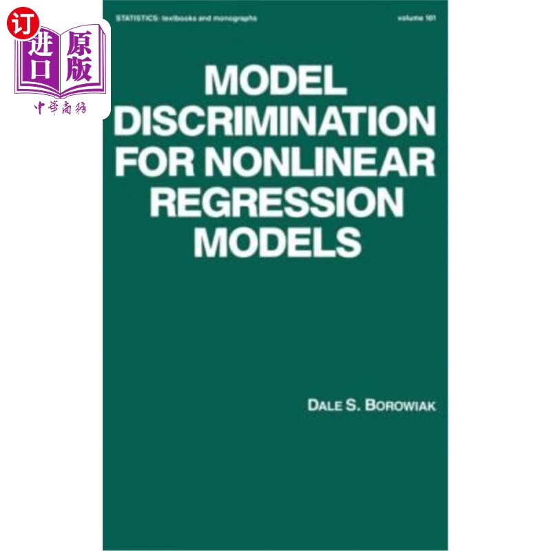 海外直订model discrimination for nonlinear regression models 非