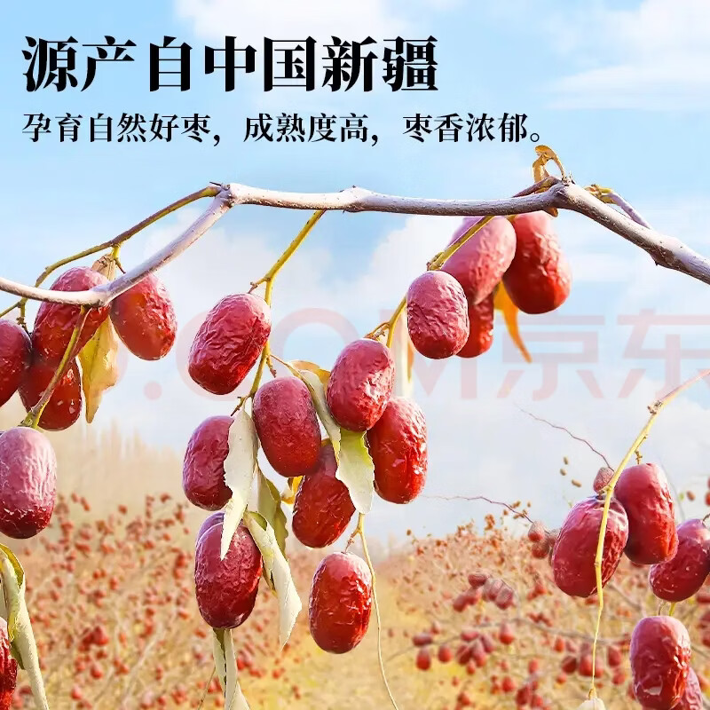 同仁堂（TRT）精选红枣片新疆无添加无核免洗红枣片泡水煮粥煲汤皆宜营养丰富 免洗无核红枣片 180g*4罐
