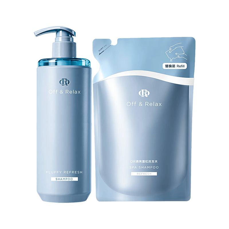 Off&Relax蓬松零压瓶洗发水套装860ml+赠685ml 到手113元