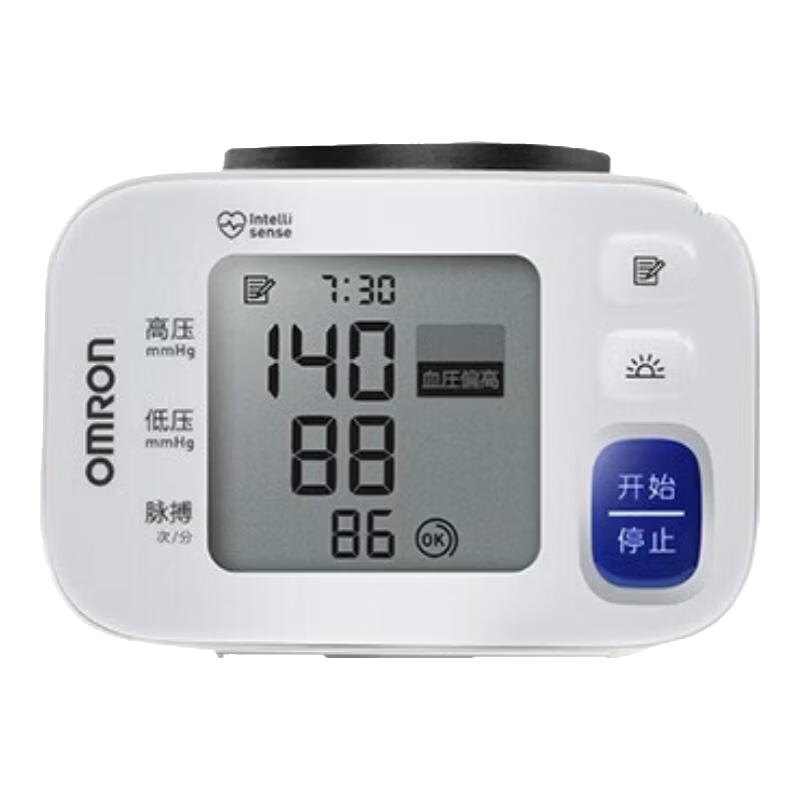欧姆龙（OMRON）电子血压计T30J腕式便携血压仪血压测量仪家用医用高精准量血压器 【经典款】T30J+血压高提醒+袖带自检+20记忆