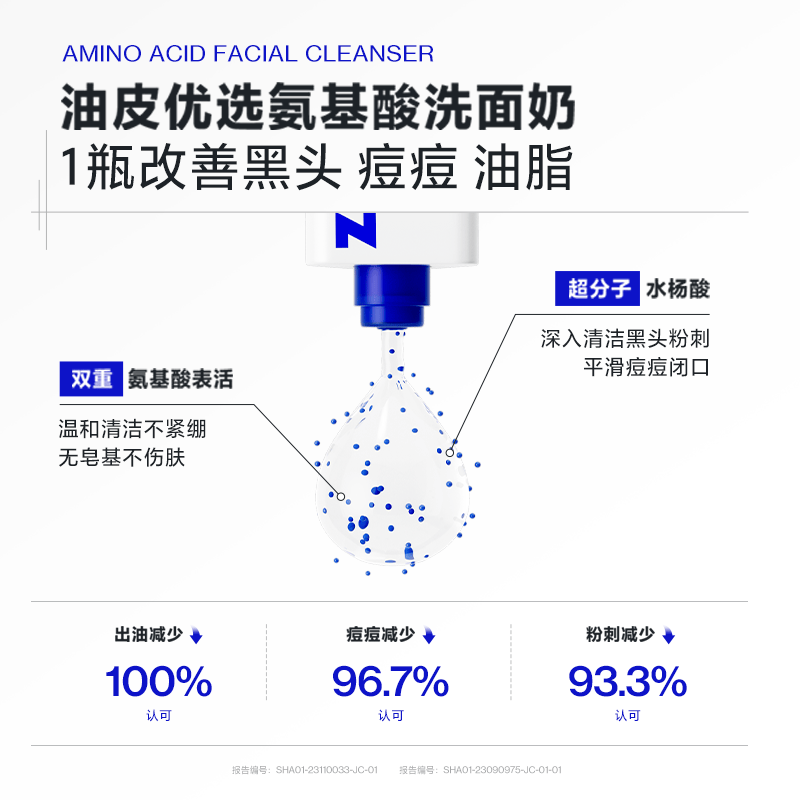 海洋至尊(HAIYANGZHIZUN)三棱镜控油 洗面奶男 150g 氨基酸洁面乳祛痘 去黑头 男士护肤品 【热销TOP1】三棱镜洗面奶150g