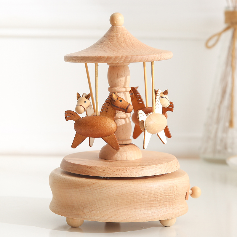 中秋节礼物送女友女朋友老师创意礼品女孩男孩爸爸儿童老婆 旋转木马
