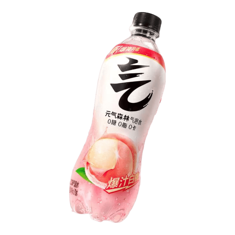 元气森林气泡水 0糖0脂0卡 无糖饮料480mL 汽水整箱 饮品饮料瓶装 白桃味480ml*15瓶