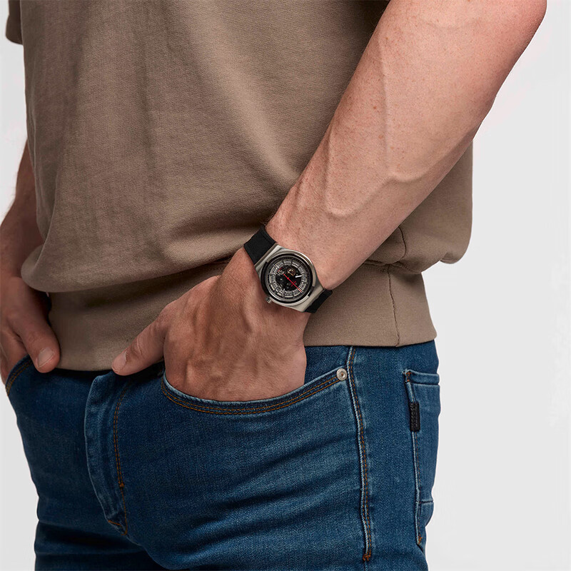 斯沃琪（Swatch）瑞士手表 SISTEM 51金属系列潮流机械送男女友腕表生日节日礼物 【精美礼袋】强势回归 YIS431 42mm