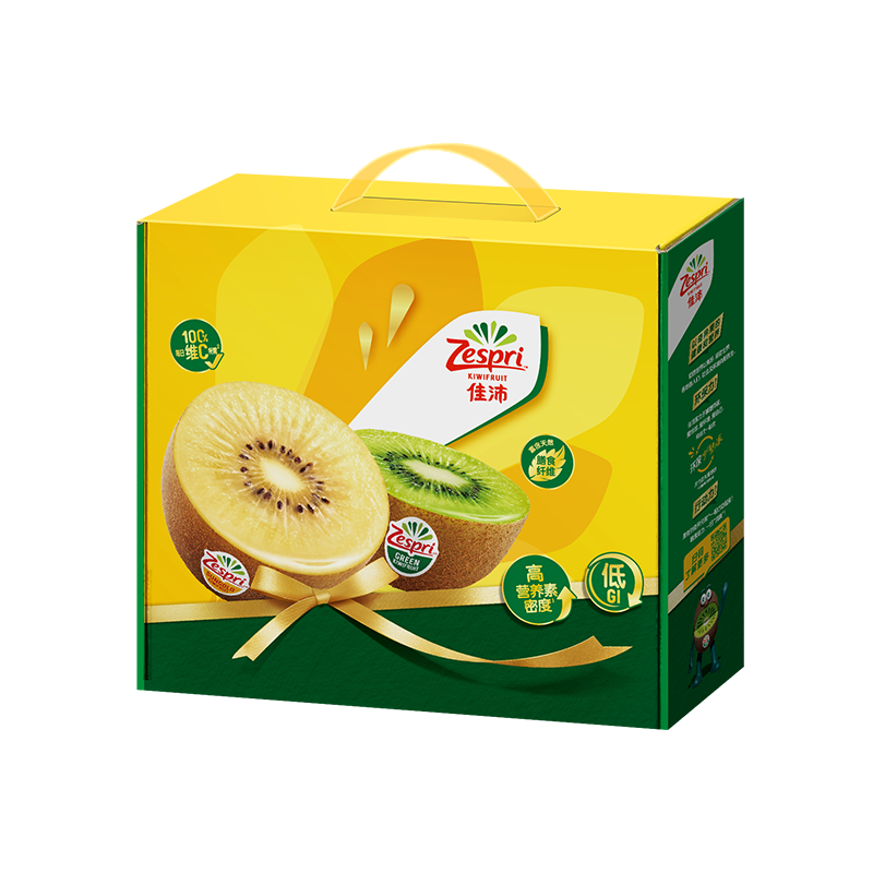 佳沛（zespri）新西兰 金果12粒特大果单果124-146g 端午节礼物水果礼盒 猕猴桃