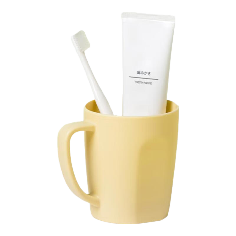 茶花漱口杯450ml柠檬黄食品级一体成型 1.9元 - 86线报
