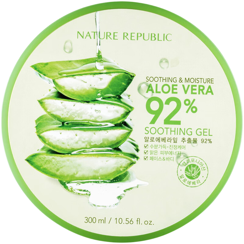 屈臣氏自然乐园芦荟舒缓保湿凝胶膏自然乐园 300ml