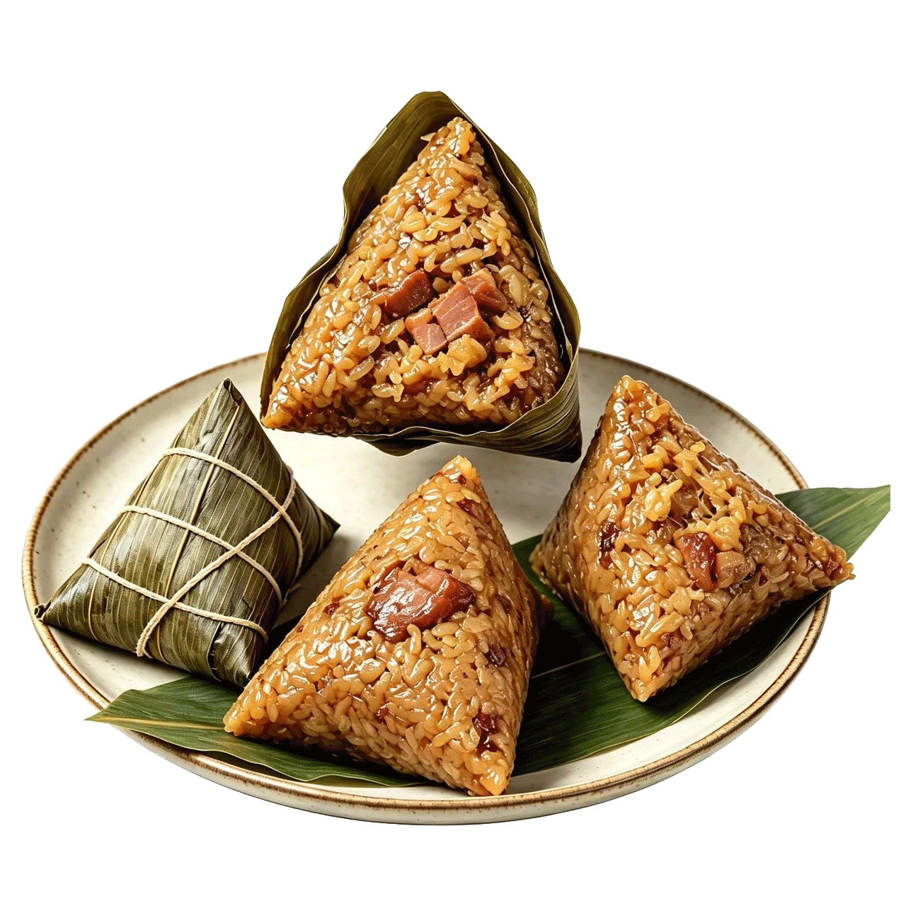 粮源集 糯米鲜肉粽子 100g*6只 嘉兴风味早餐肉粽端午咸粽食品 源头直发