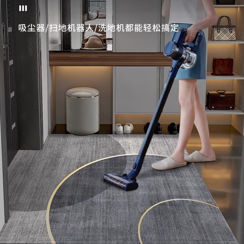 雨萱入户地垫门口脚垫家用进门垫玄关防滑可定制垫卧室客厅加厚地毯垫 明月清风【圈绒】 50cm*80cm