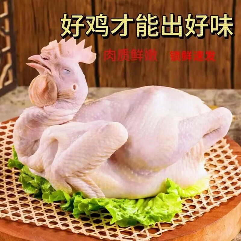 顺丰直达清远鸡宫清皇清远鸡黄鸡黄油鸡土鸡白切鸡烤鸡盐焗鸡食材 一只重2.65-2.75斤