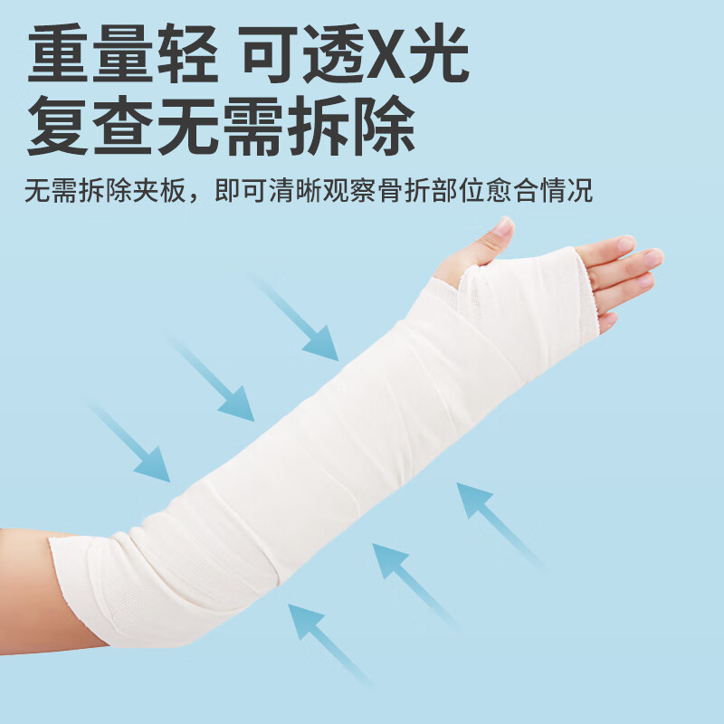 飘安医用高分子夹板骨折固定软组织损伤外固定独立包装 10cm*75cm共1片/袋