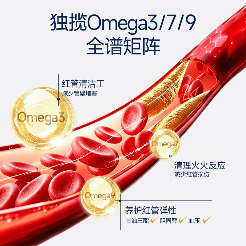 VEL挪威海豹油软胶囊 非深海鱼油 Omega3 降血脂通血管 中老年保健品 【6盒囤货装】全家实惠礼赠装 60粒*6盒