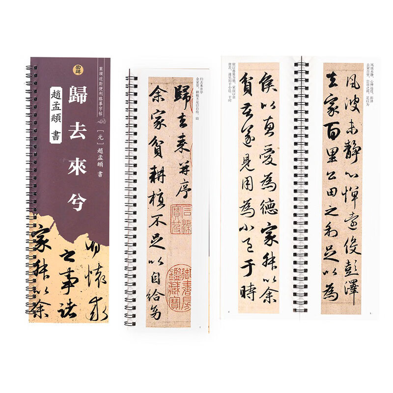 面碑归去来兮辞赵孟頫行书毛笔字帖近距离临摹练字高清复刻线圈本 归去来兮辞赵孟頫行书毛笔字帖