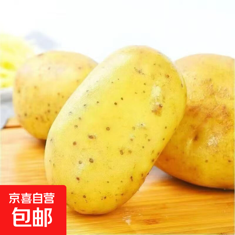 现挖黄心黄皮土豆新鲜蔬菜批发土豆粉糯农家洋芋便宜马铃薯蔬菜 带箱2斤装（小果单果50g起）