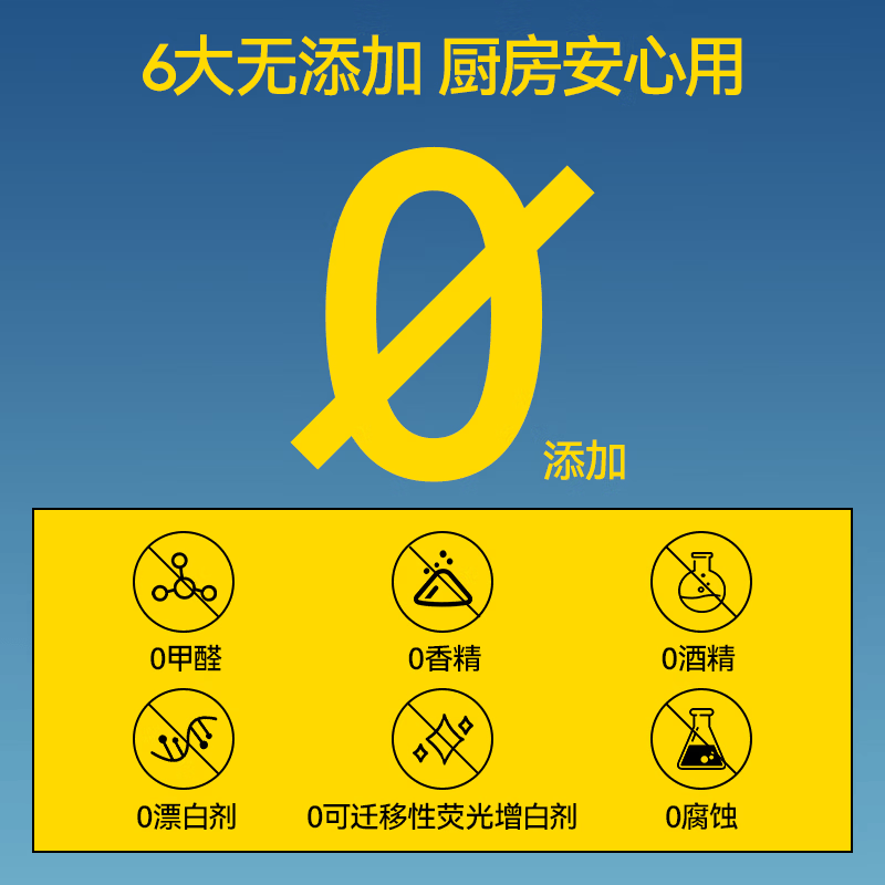 爱舒柔【超大加厚】厨房湿巾85抽/包大张数高复购厨房湿巾强效去油污 【半臂加长】 1层 85抽*3包 首选组合