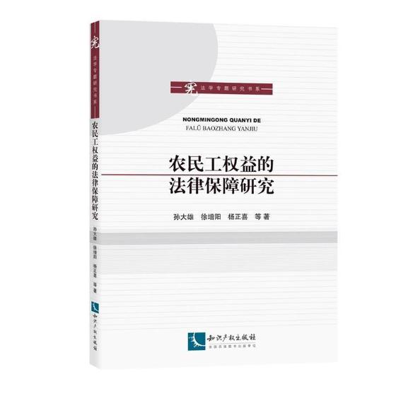 农民工权益的法律保障研究 法律 书籍