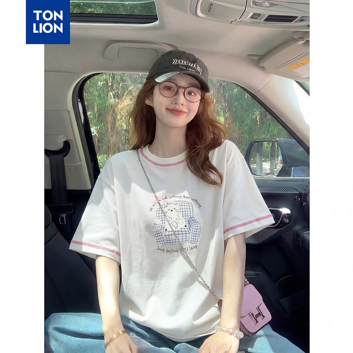 唐狮（TonLion）2026夏季新款短袖T恤女凉感减龄小个子穿搭学生韩系好看