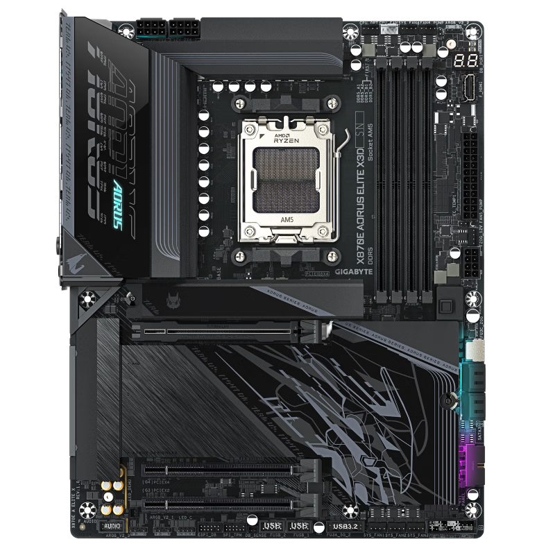 技嘉 X870E 24 X3D X870M ITX DDR5 图 5