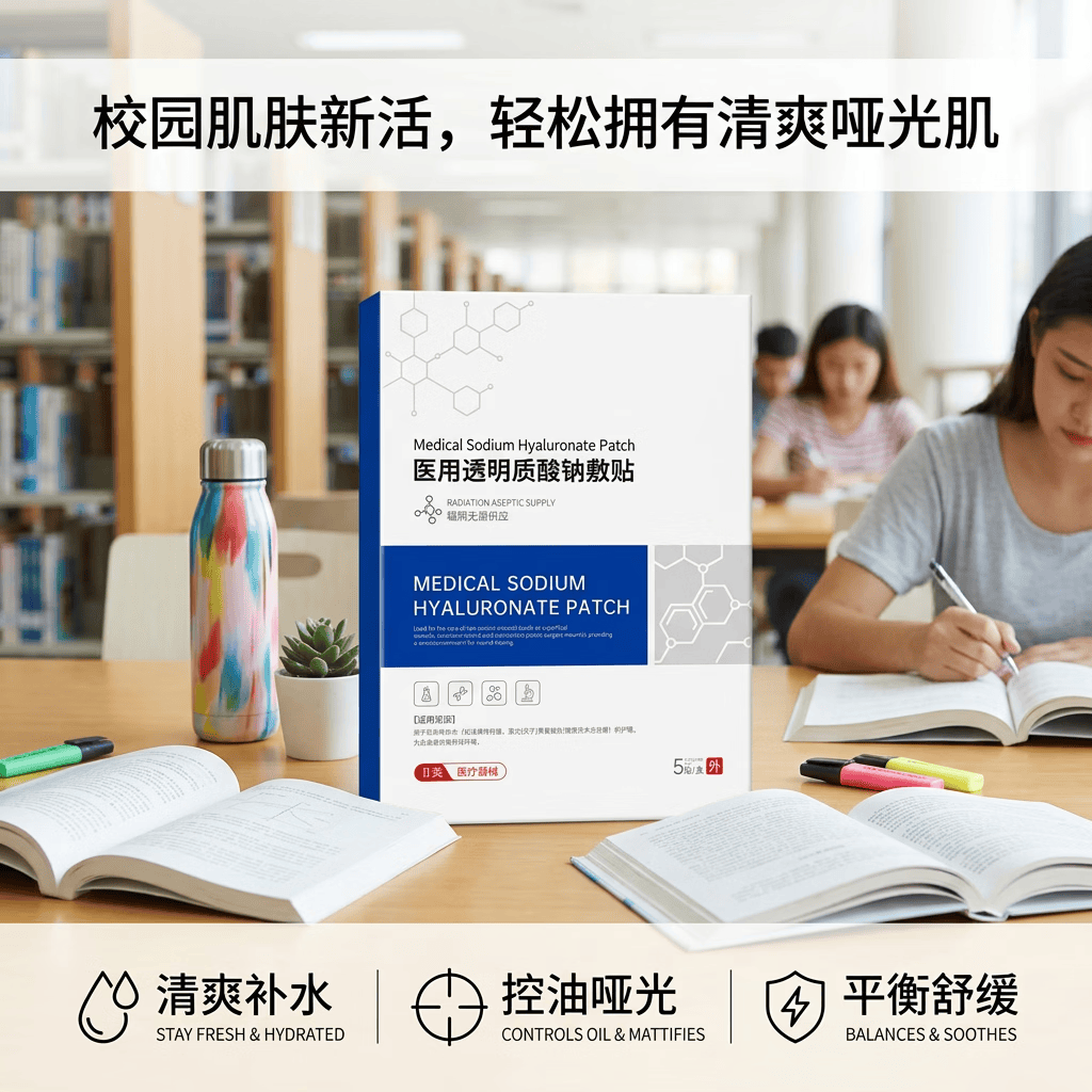 面膜痘贴化妆品生物膜水光焕肤蜕变重生SOS益肤MED面部膜护理修护 2盒装-10片