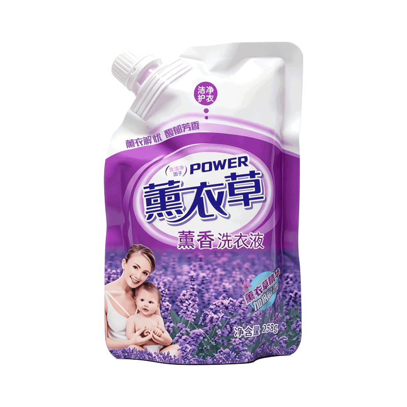 格慕丝（Glemucci）薰衣草熏香洗衣液258g持久留香去渍净白除菌除螨便携装