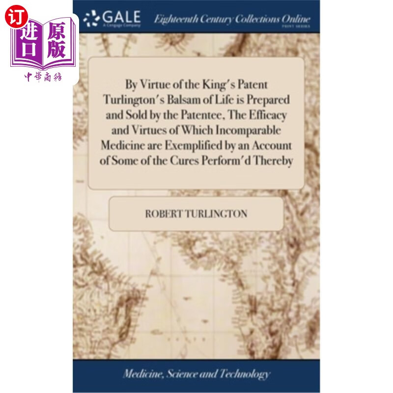 海外直订医药图书by virtue of the kings patent turlingtons