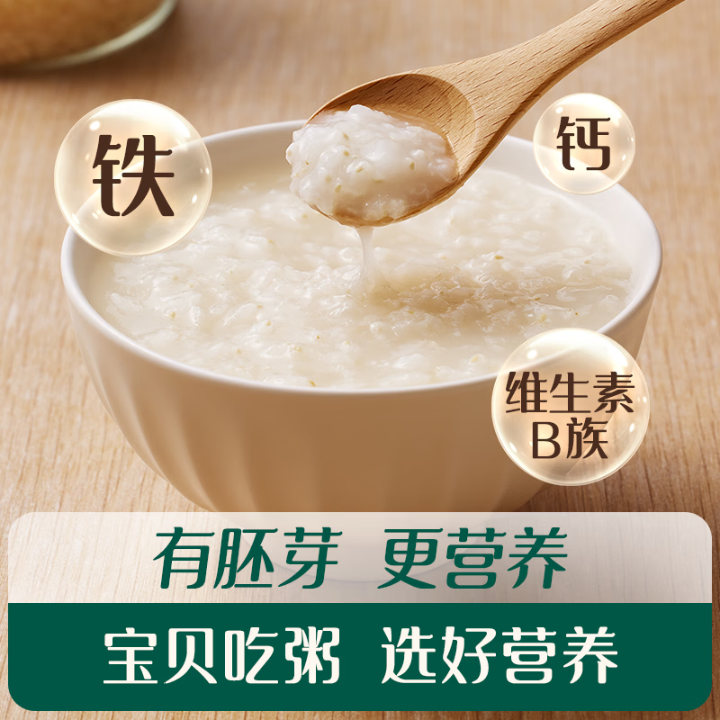 英氏婴幼儿有机胚芽米营养米糊煮粥宝宝婴幼儿辅食 有机胚芽米70g