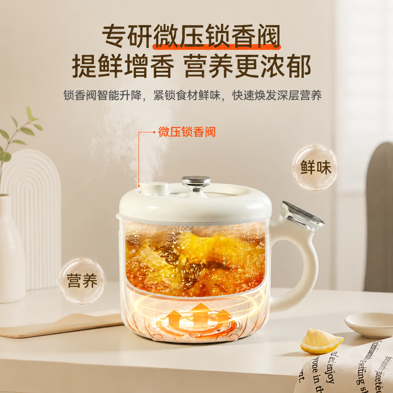 钻石牌【2026新款】电煮锅电饭煲多功能微压锅小电锅火锅专用宿舍家用多功能一体炖煮炒菜锅小型1-2人 2L 【升级蒸笼款】6大菜单+食品级不粘锅+双蒸茏