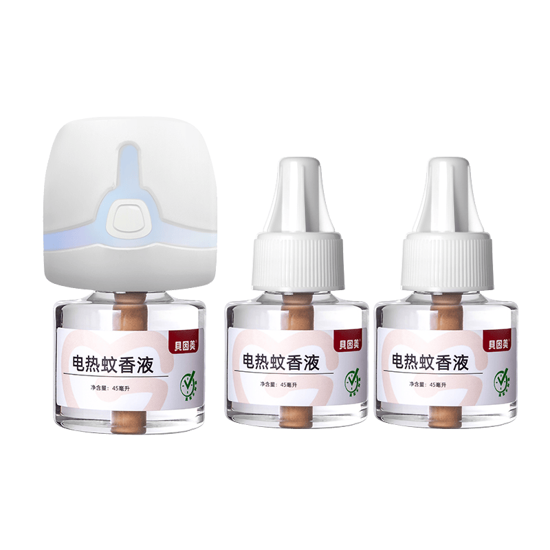 贝因美（Beingmate）电热蚊香液家用插电式无烟无味防蚊驱蚊加热器套装 驱蚊套装（1器3液）