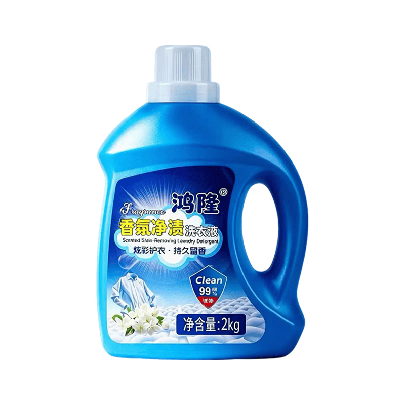 鸿隆茉莉花香氛2kg洗衣液七十二小时留香温和高效清洁瓶装家用实惠 【香味很顶七十二小时】1瓶*四斤-茉莉花香