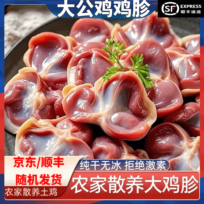 顺丰大公鸡鸡胗新鲜冷冻大号鸡胗鸡肫鸡杂烧烤卤味火锅食材鸡内脏 大公鸡鸡胗6斤