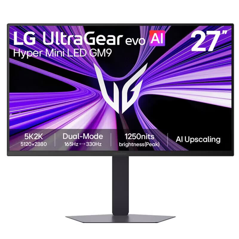LG推出27英寸“27GM950B”显示器,Mini LED双模高刷售价8999元