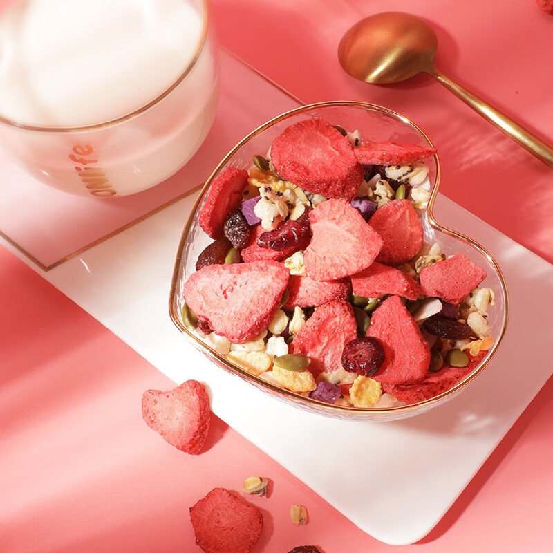 好麦多奇亚籽水果酸奶坚果麦片105g即食代餐营养早餐配牛奶 【推荐全家福】酸奶水果牛乳燕麦组合*6袋