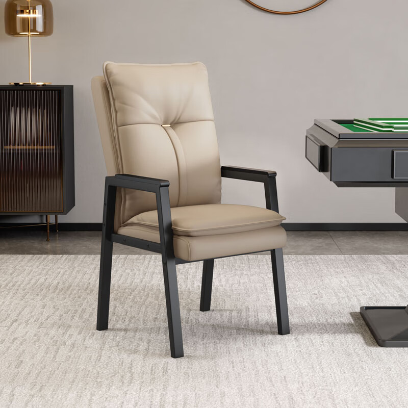 理妙麻将椅子专用椅棋牌室家用麻雀打麻将机桌靠背四个凳子会议办公椅