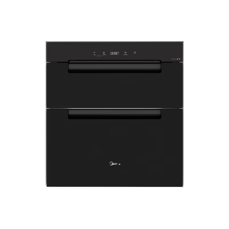 美的(Midea)消毒柜嵌入式 新国标110HQ Max暖阳消毒碗柜全不锈钢材质母婴奶瓶紫外线光波大容量三层 二星级 110L 【光波3.0】110HQMax