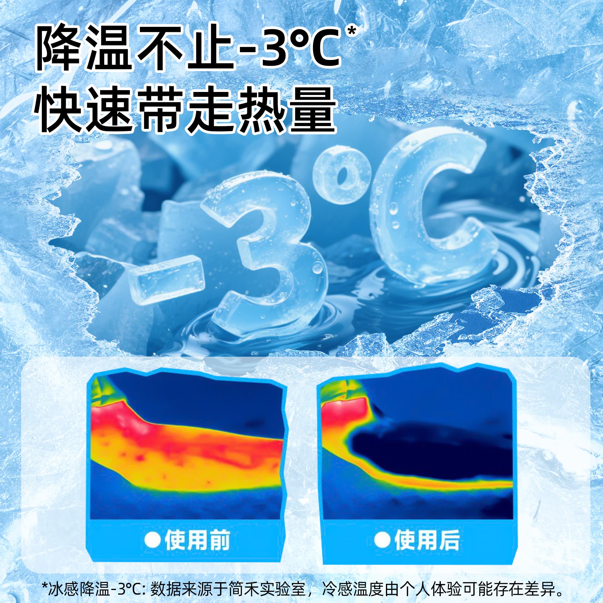 简禾冷感毛巾冰丝凉感速干凉爽消暑汗巾游泳健身运动擦汗巾棉柔湿巾 便携冷感毛巾5条