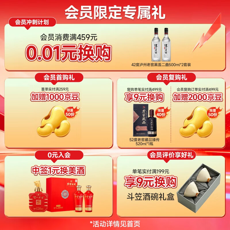 泸州老窖浓香型白酒熊猫酒 泸州贡翡绿 52度纯粮宴请礼品 52度 500mL 12瓶